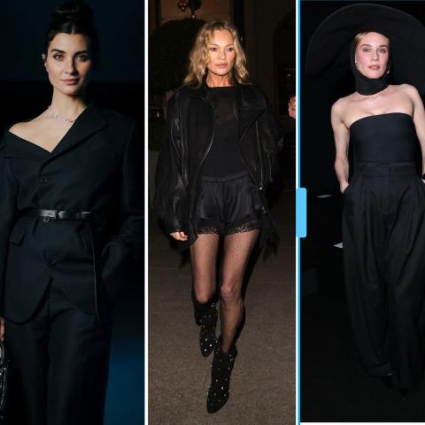 الأسود يهيمن على موضة باريس: إطلالات النجمات في أسبوع الموضة