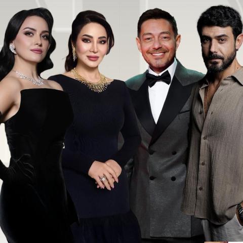 وسام فارس و أحمد زاهر و لجين عمران و ريهام عبد الغفور - صورة معدلة