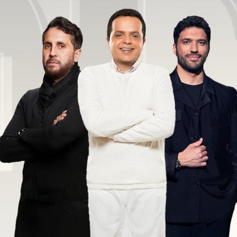 حسن الرداد و محمد هنيدي و هشام ماجد - صورة معدلة