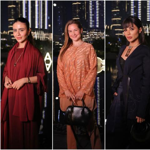 المشاهير والمؤثرين في مجلس أرماني في دبي باطلالات رمضانية