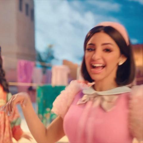 لمى الكناني - صورة معدلة من اعلان زين