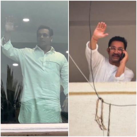 سلمان خان Salman Khan وعامر خان Aamir Khan - عيد الفطر 2025