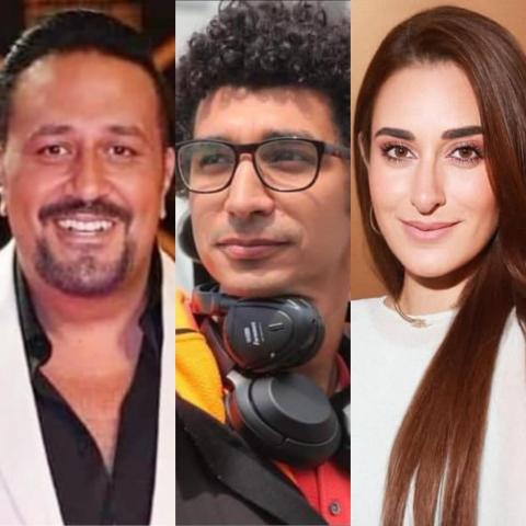 أمينة خليل وطارق الشناوي وخالد سرحان