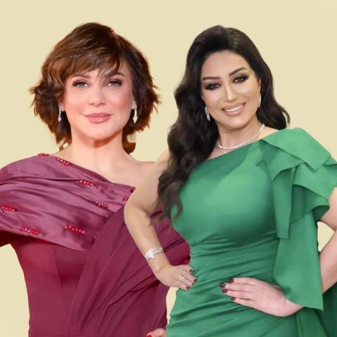 وفاء عامر تتضامن من سلاف فواخرجي بعد قرار فصلها من نقابة الفنانين في سوريا