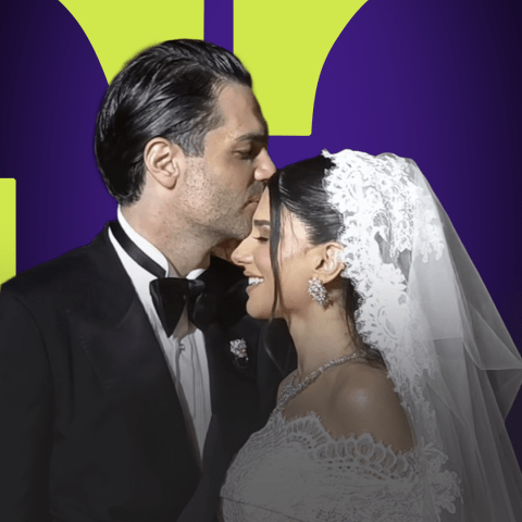 نارين بيوتي ورامي سامو - صورة من زفافهما