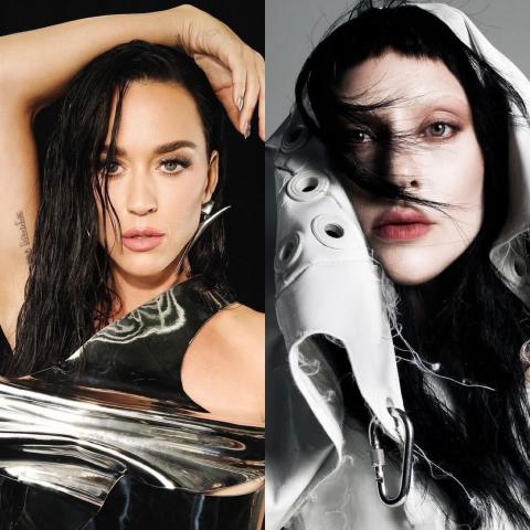 كاتي بيري تدعم ليدي غاغا في حفلتها بمكسيكو