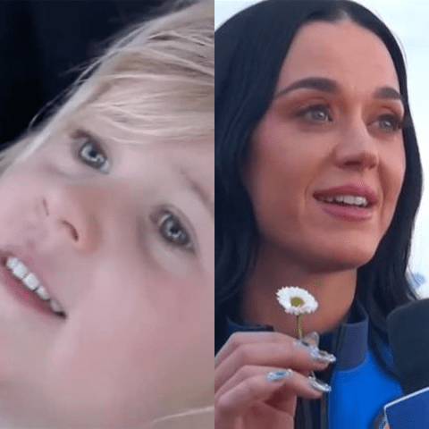 كاتي بيري و ابنتها ديزي - Blue Origin