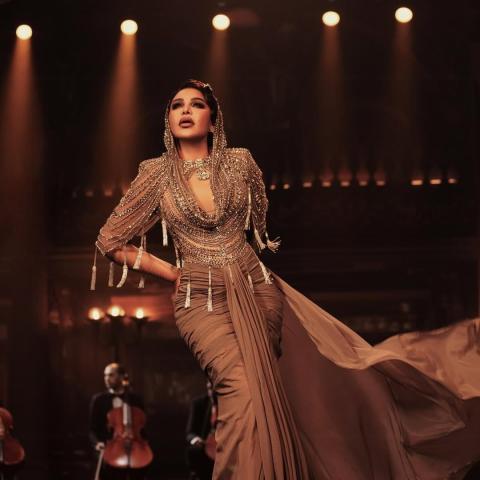 أحلام بتصميم زهير مراد: مزيج من الجرأة والذوق الخاص