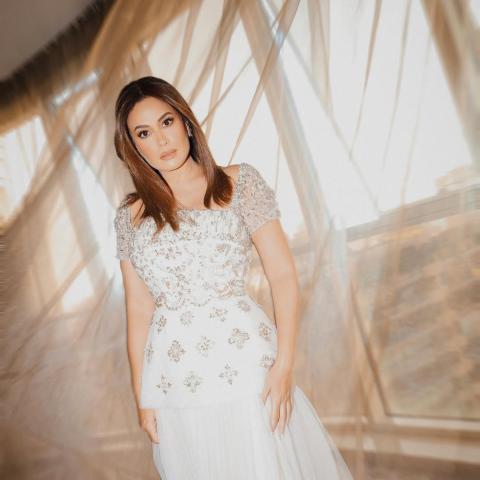 هند صبري بالأبيض في مهرجان بيروت الدولي لسينما المرأة