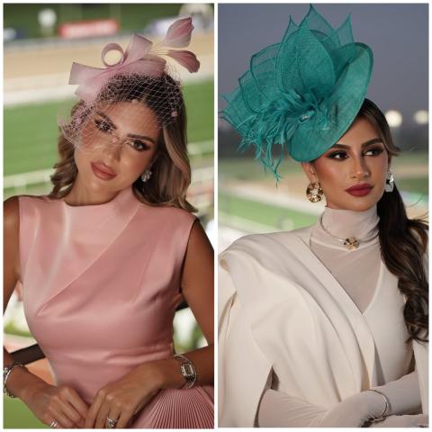 اطلالات لافتة للمؤثرات العربيات في كأس دبي العالمي