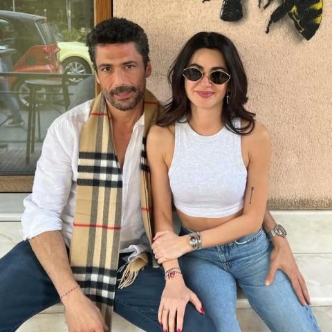 نسرين جواد زاده و بامير بيكين - صورة من السوشيال ميديا