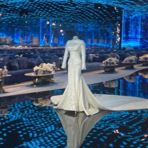 زفاف الأميرة حصة بنت فيصل أناقة وفخامة تتجسد في فستان فرساتشي