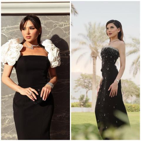 اطلالات المؤثرات في زفاف نارين بيوتي من نهى نبيل الى نور وبنين ستارز وغيرهن