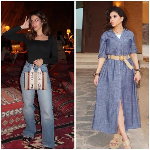 اطلالات المؤثرات العربيات في العلا بأساليب متنوعة