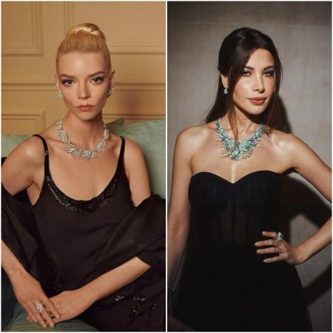 نانسي عجرم وآنيا تيلور-جوي وغيرهن في حفل تيفاني أند كو.