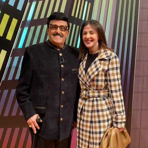 دنيا سمير غانم ووالدها