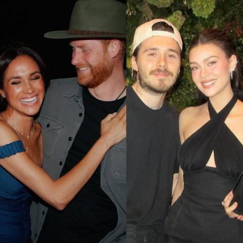 نيكولا بيلتز وبروكلين بيكهام - الأمير هاري وميغان ماركل - إنستغرام