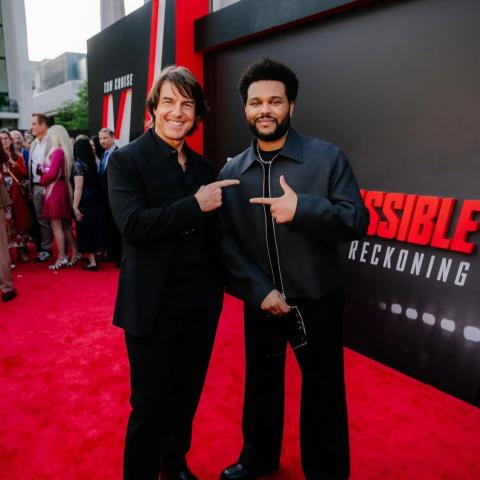 توم كروز وذا ويكند - إنستغرام