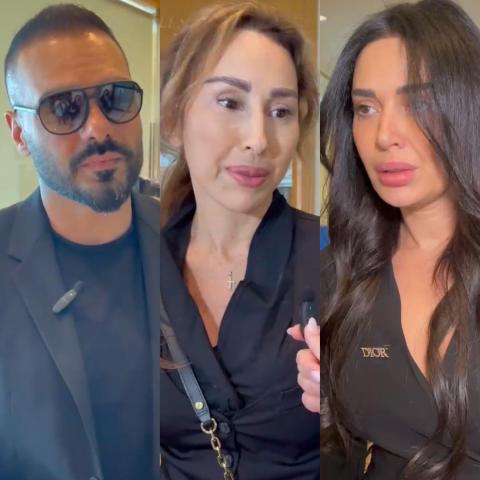 سيرين عبدالنور وورد الخال وجوزيف عطية