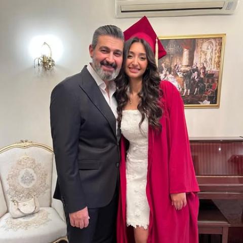 ياسر جلال وابنته