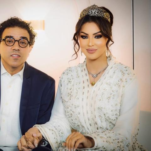 ابتسام تسكت و مراد العشابي - صورة من انستقرام