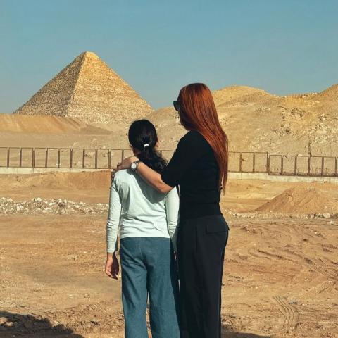 كارول سماحة وإبنتها تالا