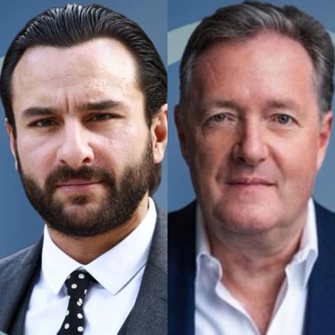 بيرس مورغان وسيف علي خان