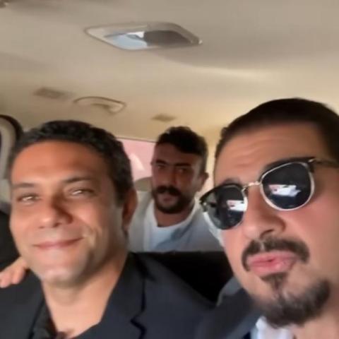 ياسر جلال وآسر ياسين وأحمد العوضي