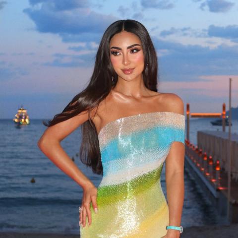 نور الغندور في مهرجان كان السينمائي: بريق حيوي واطلالة مشرقة