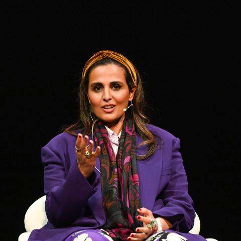 إطلالة المياسة بنت حمد بأسلوب منقش وتفاصيل لافتة