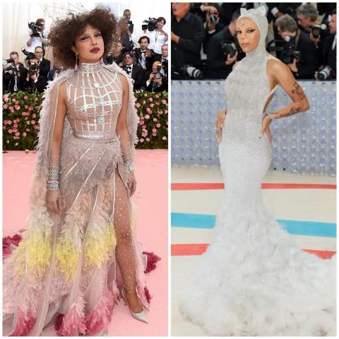 أغرب اطلالات النجمات في حفل ميت غالا على مر السنوات