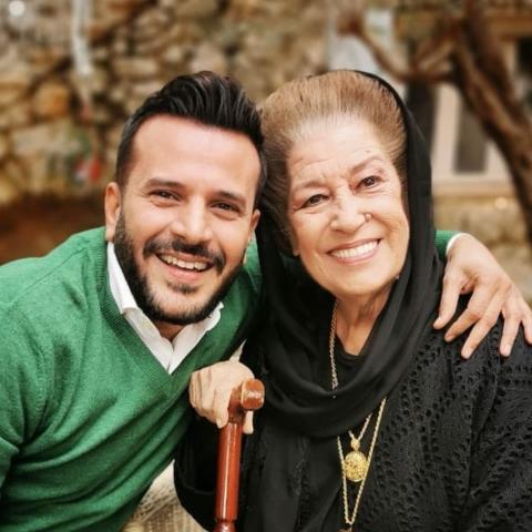 منى واصف و صبحي عطري