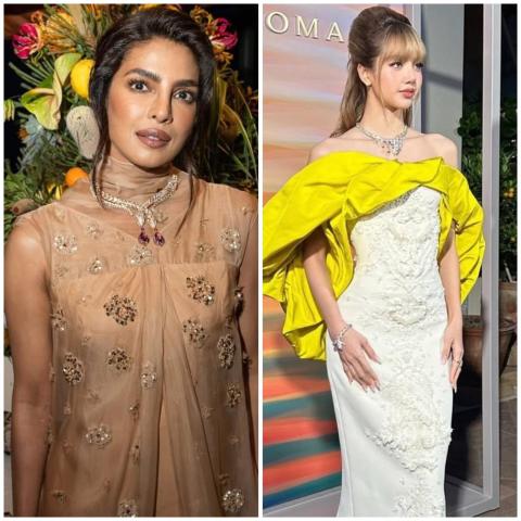 بريانكا شوبرا وليسا في حفل بولغاري باطلالات بتفاصيل راقية