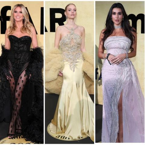 من ياسمين الى هيدي كلوم إطلالات النجمات في amfAR 2025 بتوقيع عالمي