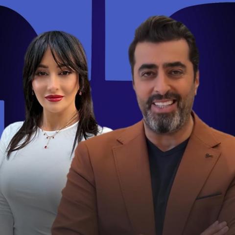 كندة حنا و باسم ياخور - صورة معدلة