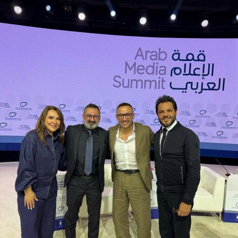 أحمد السقا و نيشان -  قمة الإعلام العربي 2025