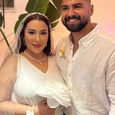 زواج أسما شريف منير