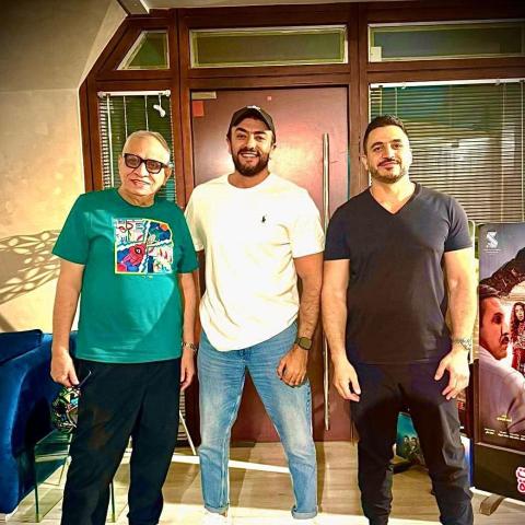 أحمد العوضي وأحمد وكريم السبكي