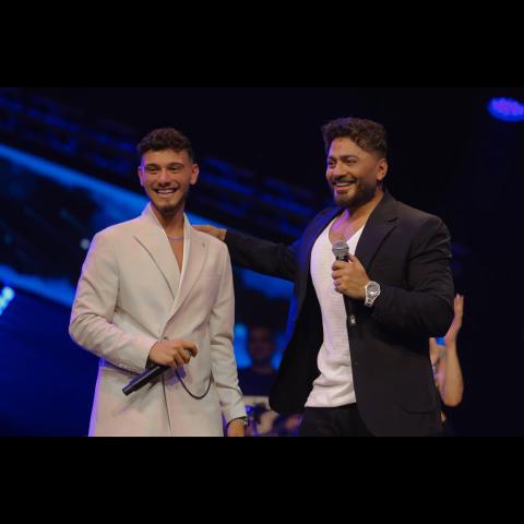 تامر حسني و الشامي - مسرح كوكاكولا أرينا