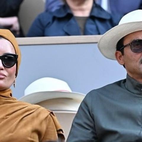 اطلالات الشيخة موزا والشيخ تميم ومشاهير العالم في نهائي رولان غاروس