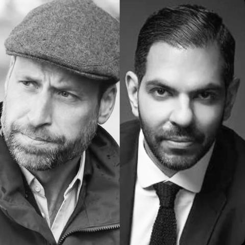 سونجاي كابور والأمير ويليام - صورة مركبة من غوغل وإنستغرام