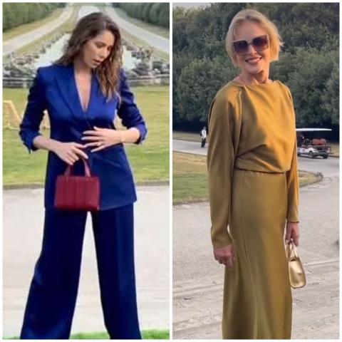 اطلالات النجمات في عرض ماكس مارا من دانييلا رحمة الى شارون ستون