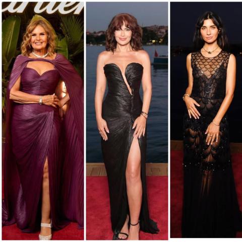 اطلالات النجمات في حفل كارتييه