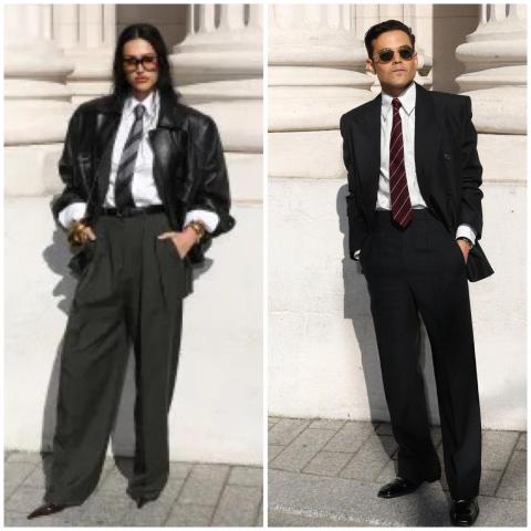 رامي مالك وأميليا غري وغيرهم باطلالات لافتة في عرض سان لوران