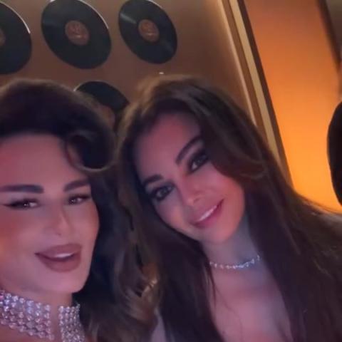 إطلالات هيفا وهبي وجوانا كريم في احتفالية أودمار بيغيه