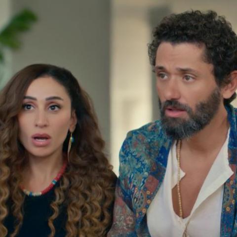 كريم محمود عبد العزيز ودينا الشربيني