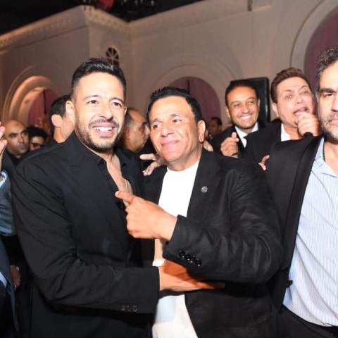محمد فؤاد يحتفل بحفل زفاف ابنته
