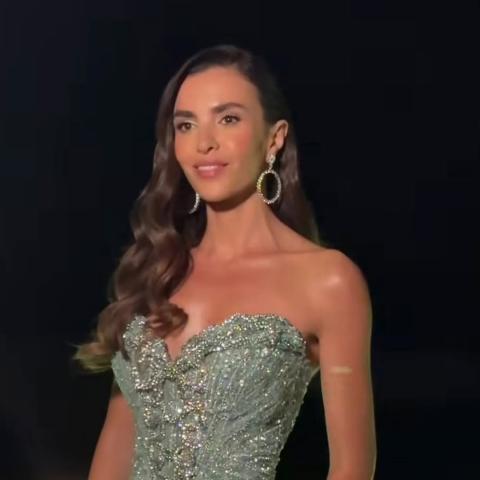 إطلالة زين قطامي في الليلة الثالثة من احتفالات زواجها على سيليو صعب