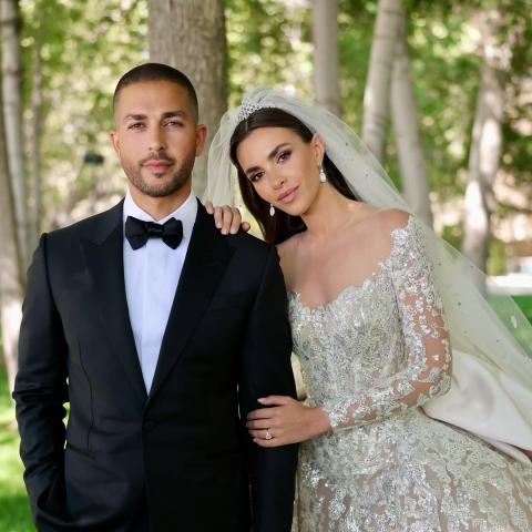 حفل زفاف سيليو صعب و زين قطامي,, أولى اللحظات تخطف الأنظار