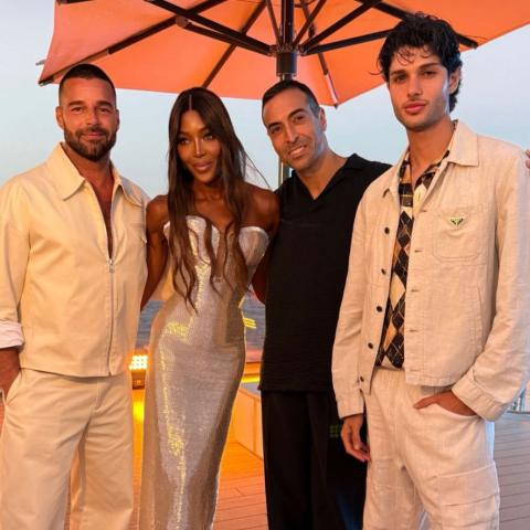 لؤي علامة ومحمد التركي وناعومي كامبل وريكي مارتن - إنستغرام